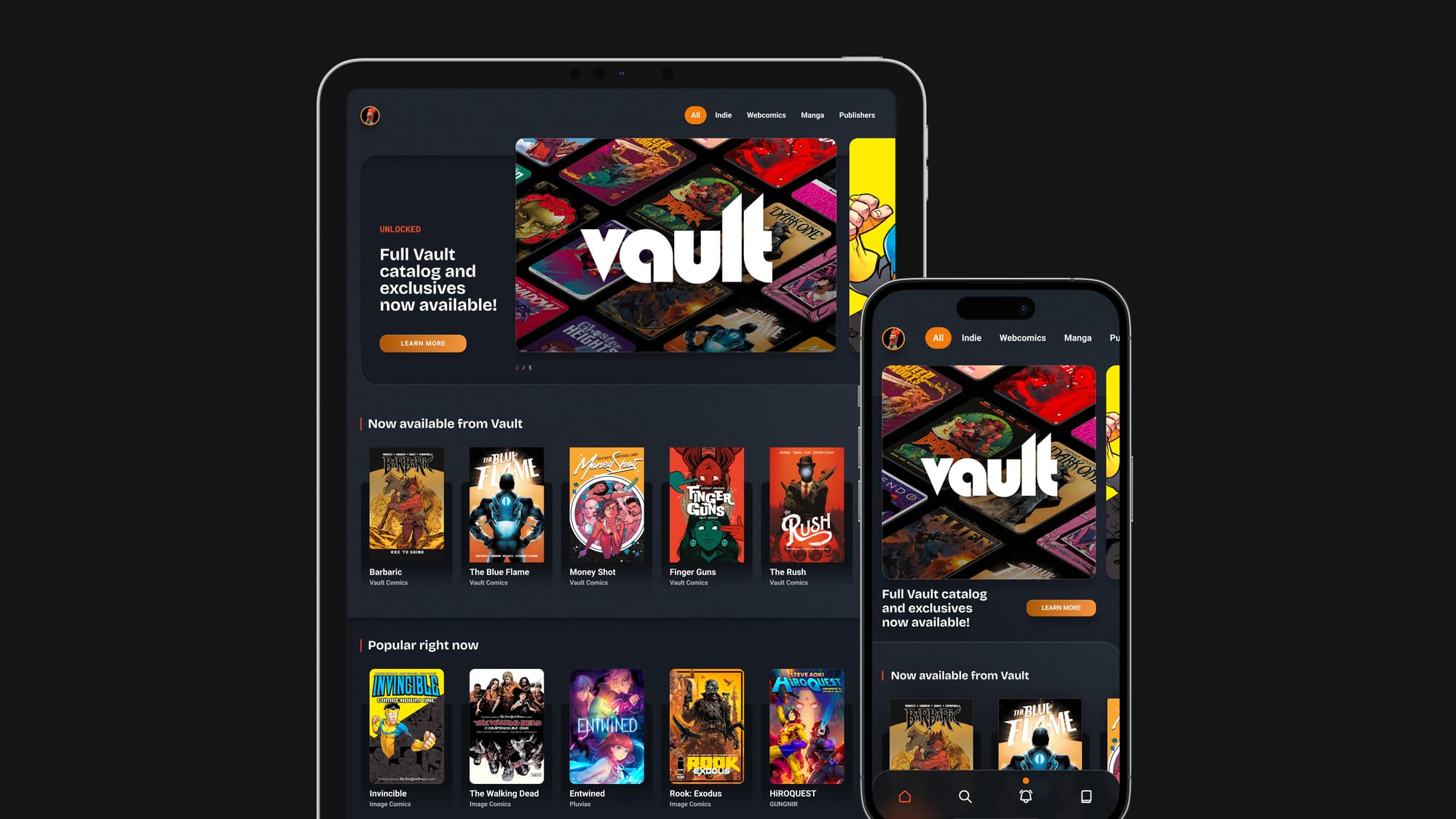 GLOBALCOMIX ADDS VAULT COMICS TO PUBLISHER ROSTER